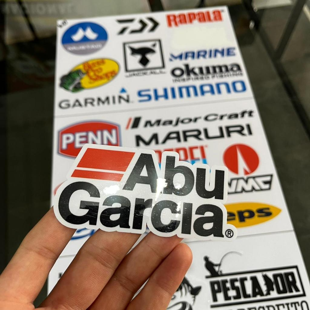 ð£ Super Cartela de Adesivos Pesca Esportiva – 25 Adesivos | 60x30 cm | Laminado Premium | À Prova d’Água ð£ - Imagem 2