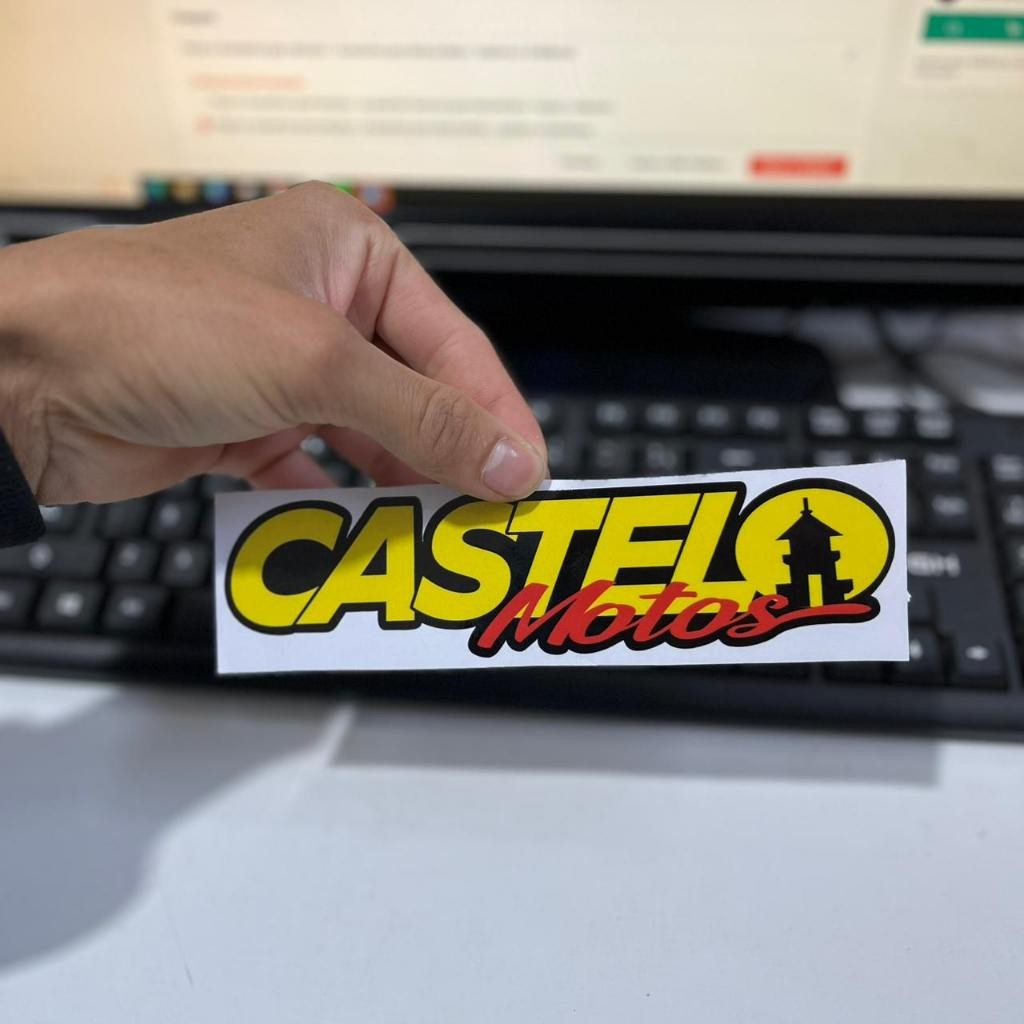 KIT 8 ADESIVOS GRAU ORIGINAL RECORTADO LAMINADO ALTO BRILHO FAMILIA 244 MOTOCANDO DÉ BIKES CASTELO MOTOS MOTUL OSASCORTE - Imagem 4